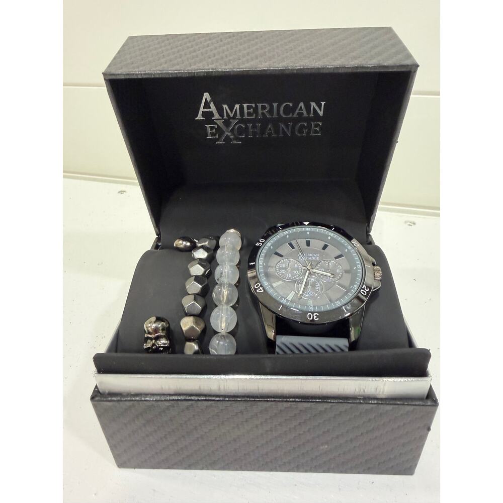 American Exchange Mens Watch and Bracelets - NWT